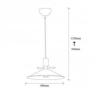 Lampe de suspension Momo 30 Noir