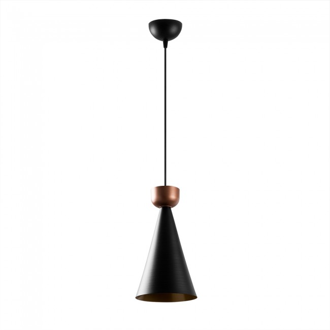 Lampe de plafond Momo 19 Noir/Cuivre Lampe de plafond Momo 19 Noir/Cuivre