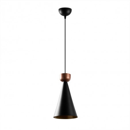 Lampe de plafond Momo 19 Noir/Cuivre