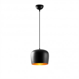 Lampe de suspension Momo 22 Noir