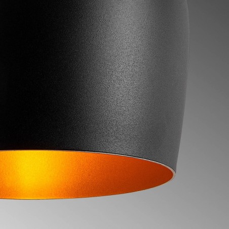 Lampe de plafond Momo 22 Noir II