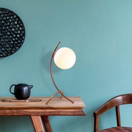 Lampe à poser Kelen Opale Cuivre