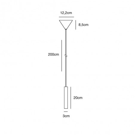 Suspension á LED Omari (3.20W)