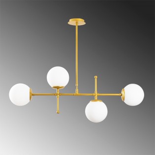 Lampe de plafond Garet Or (4 lumieres)