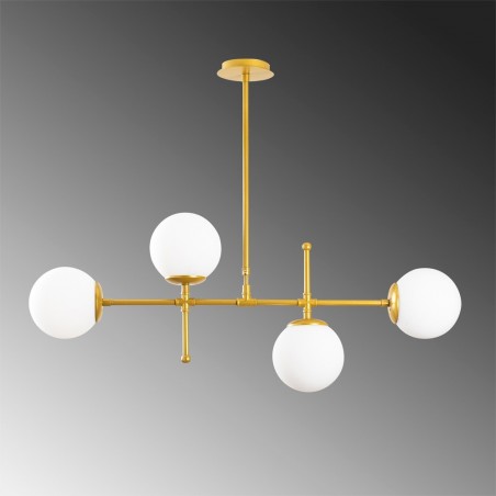 Lampe de plafond Garet Or (4 lumieres)