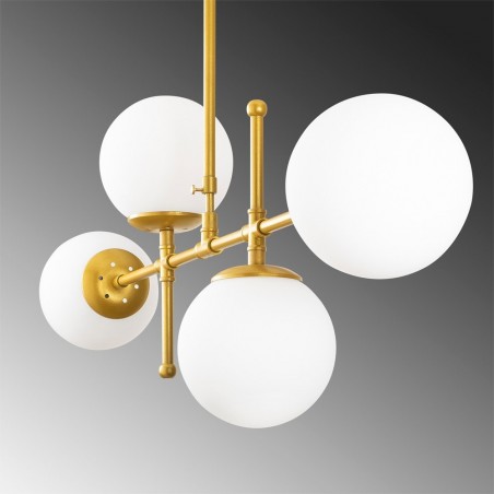 Lampe de plafond Garet Or (4 lumieres)