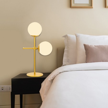Lampe à poser Garet Or (2 lumieres)