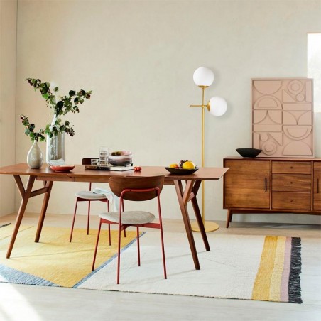 Lampadaire Garet Or (2 lumieres)