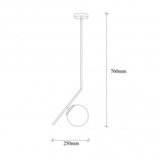 Lampe de plafond Escott
