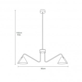 Lampe de plafond Porter (2 lumieres)