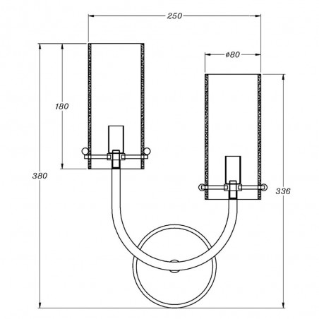 Aplique de pared Arco