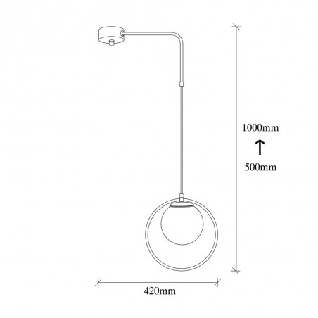 Lampe de suspension Escott 42