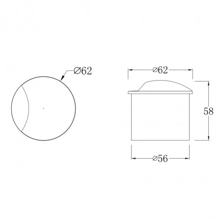 Baliza de exteriores Led Biscotti (3W)
