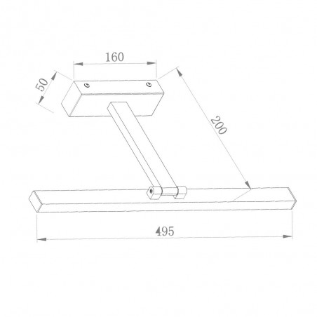 Aplique de pared Led Bris (12W)