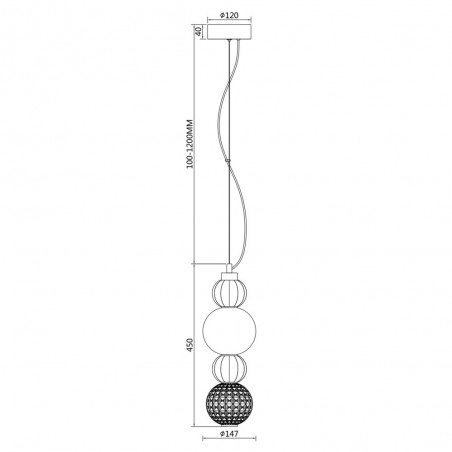 Lámpara de techo Led Collar (17,6W)