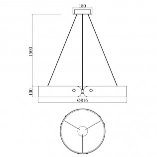 Lámpara de techo Led Interstellar (40W)