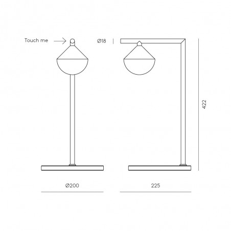 Lampe á poser à LED Nino (7W)