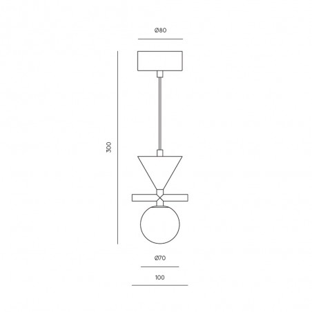 Lampe de plafond Oneta