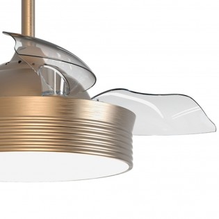 Ventilateur LED avec pales pliantes Bombay L (36W)