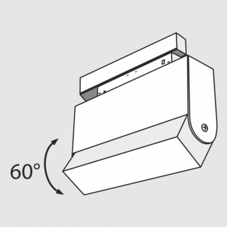 Plafón orientable magnético Led Mileto (10W)