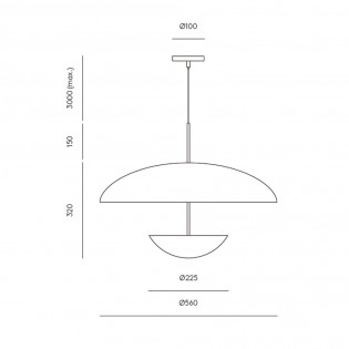 Lámpara de techo LED Ella (9W)