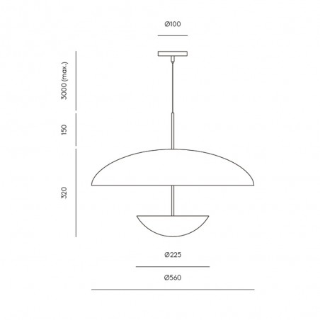 Lámpara de techo LED Ella (9W)