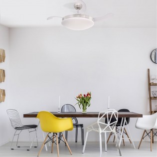 Ventilateur á LED avec haut-parleur Maria CCT (36W)