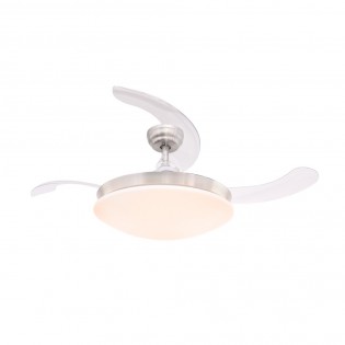 Ventilateur á LED avec haut-parleur Maria CCT (36W)