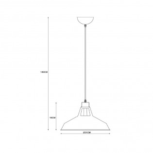 Lampe de plafond Brassy-Bis