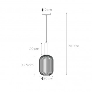 Lampe de plafond Maloto