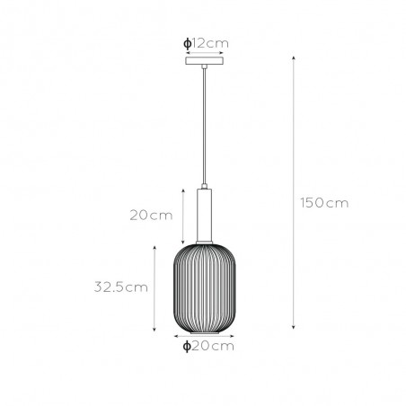 Lampe de plafond Maloto