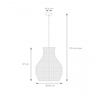 Lampe de suspension Alban