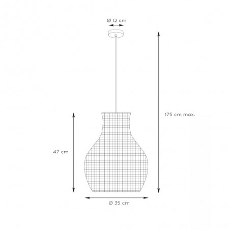 Lampe de suspension Alban