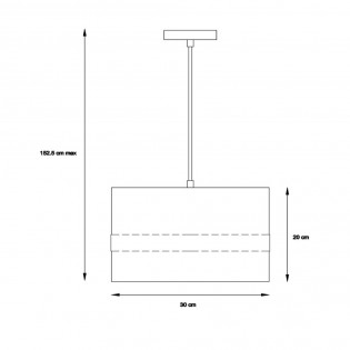 Lampe de plafond Tusse