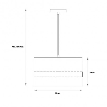 Lampe de plafond Tusse