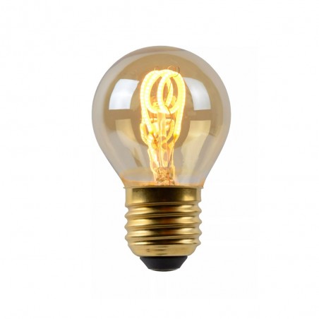 Ampoule à filament LED E27 Ambre G45 (3W)