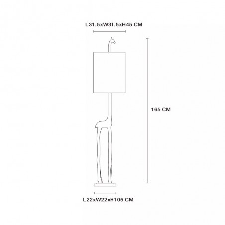 Lampadaire Miss Tall