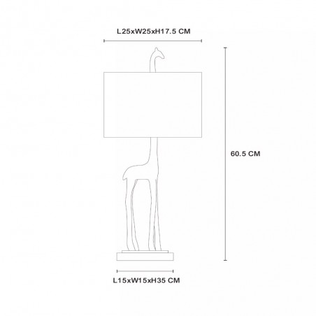 Lampe á poser Miss Tall