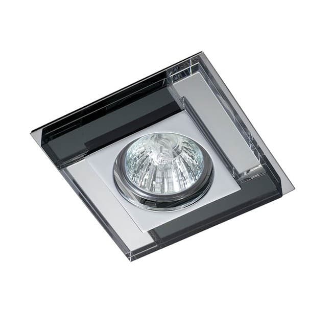 Kit Spot encastré LUXOR noir Miroir