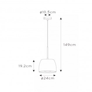 Lampe de plafond Nolan