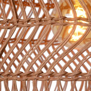 Lampe de plafond rattan Moloko