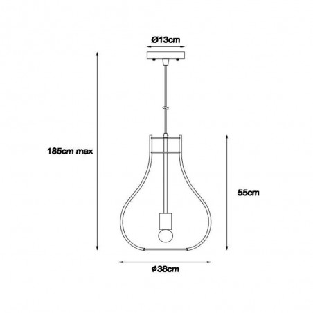 Lampe de suspension Bodo