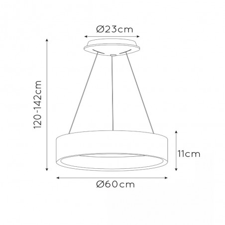 Suspension á LED Talowe (42W)