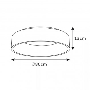 Plafonnier LED Talowe (80W)