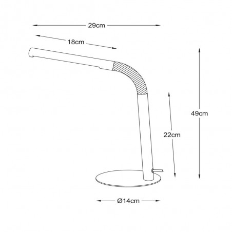 Lampe de bureau LED Gilly (3W)