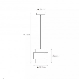Lampe de plafond Firmin