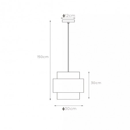 Lampe de suspension Firmin