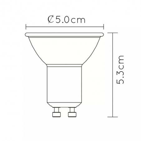 Ampoule á LED GU10 Dimmable (5W)