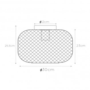 Plafonnier moderne Mesh