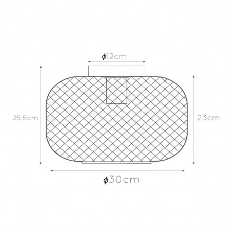 Plafonnier moderne Mesh